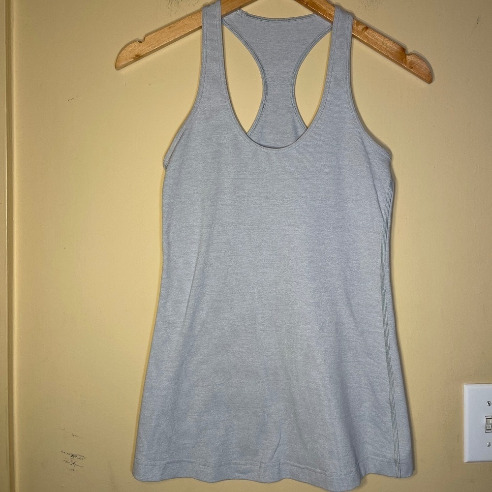 Lululemon Gray Racerback Tank Top - Picture 4 of 6